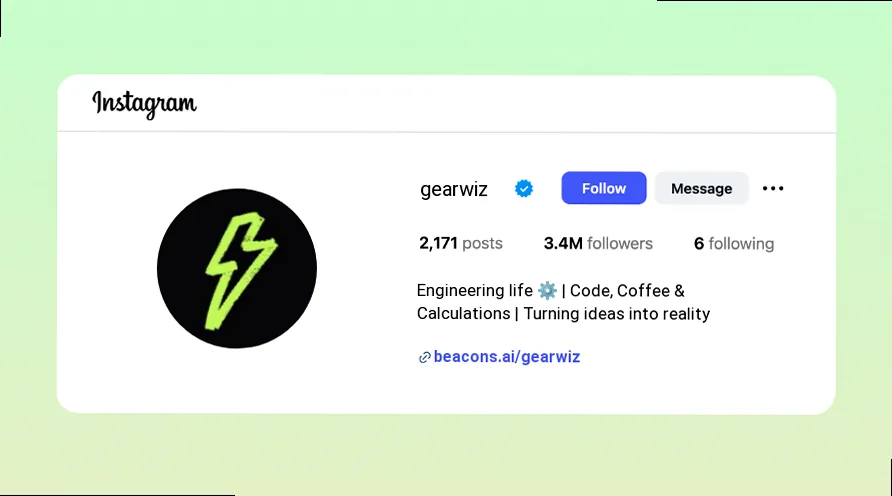 Examples of Instagram bios for engineers using puns and humor