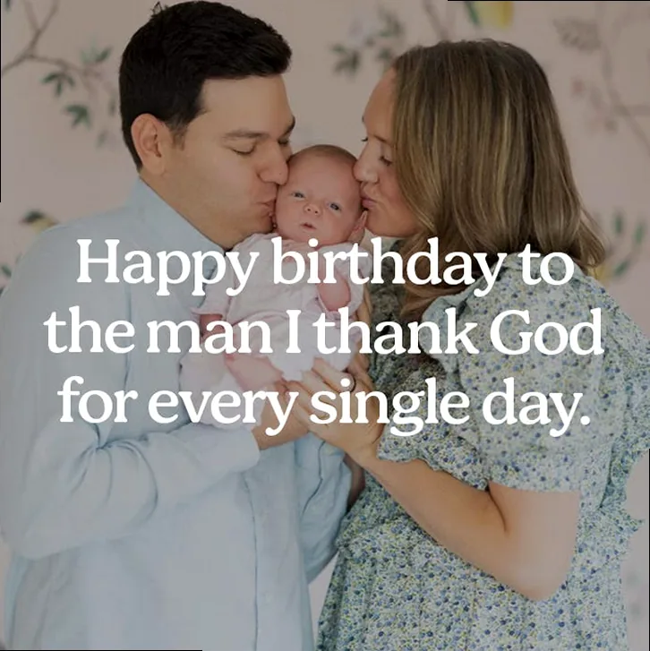Couple sharing a tender, loving moment on husband's birthday