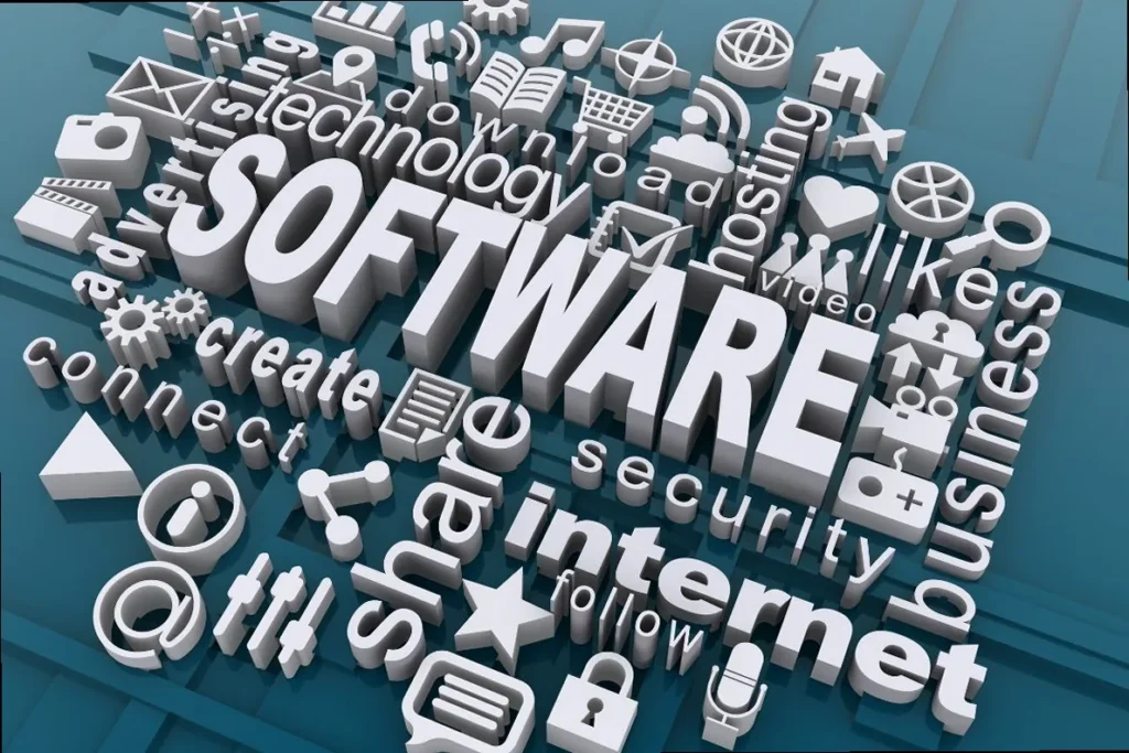 Digital circuit board or code on a screen, representing computer and software engineering.
