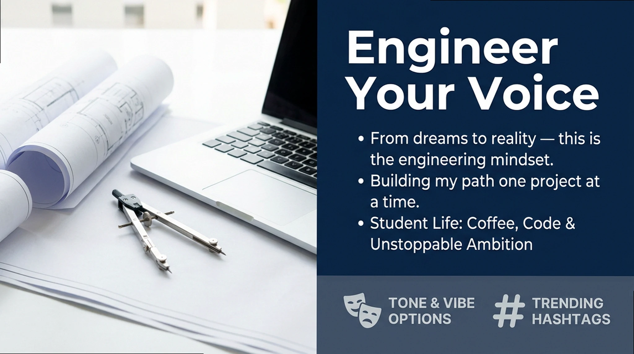 Engineering the Perfect Post: Captions for the Intellectual Grind