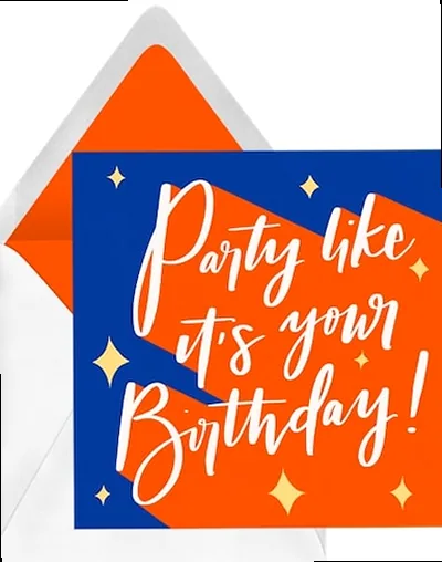 Thoughtful birthday card for husband with elegant script and a single flower