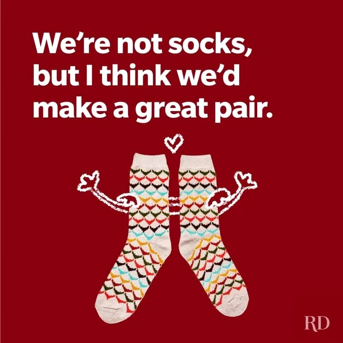 A playful image of two people subtly flirting, embodying the lighthearted nature of pickup lines.