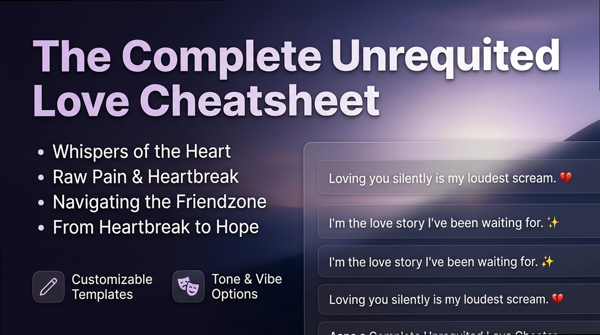 From One-Sided Love to Self-Worth: Your Guide to Healing the Ache