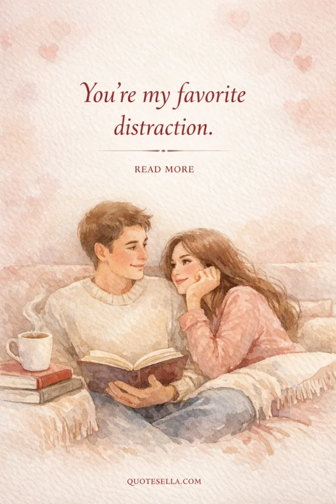 A person looking humorously exasperated but still affectionate, depicting the chaotic side of love.