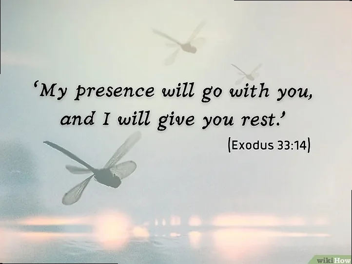 An open Bible with a cross in the background, symbolizing spiritual guidance and peace.