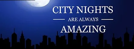 Calming night-time scene with a moon and stars, perfect for a personalized good night message template.