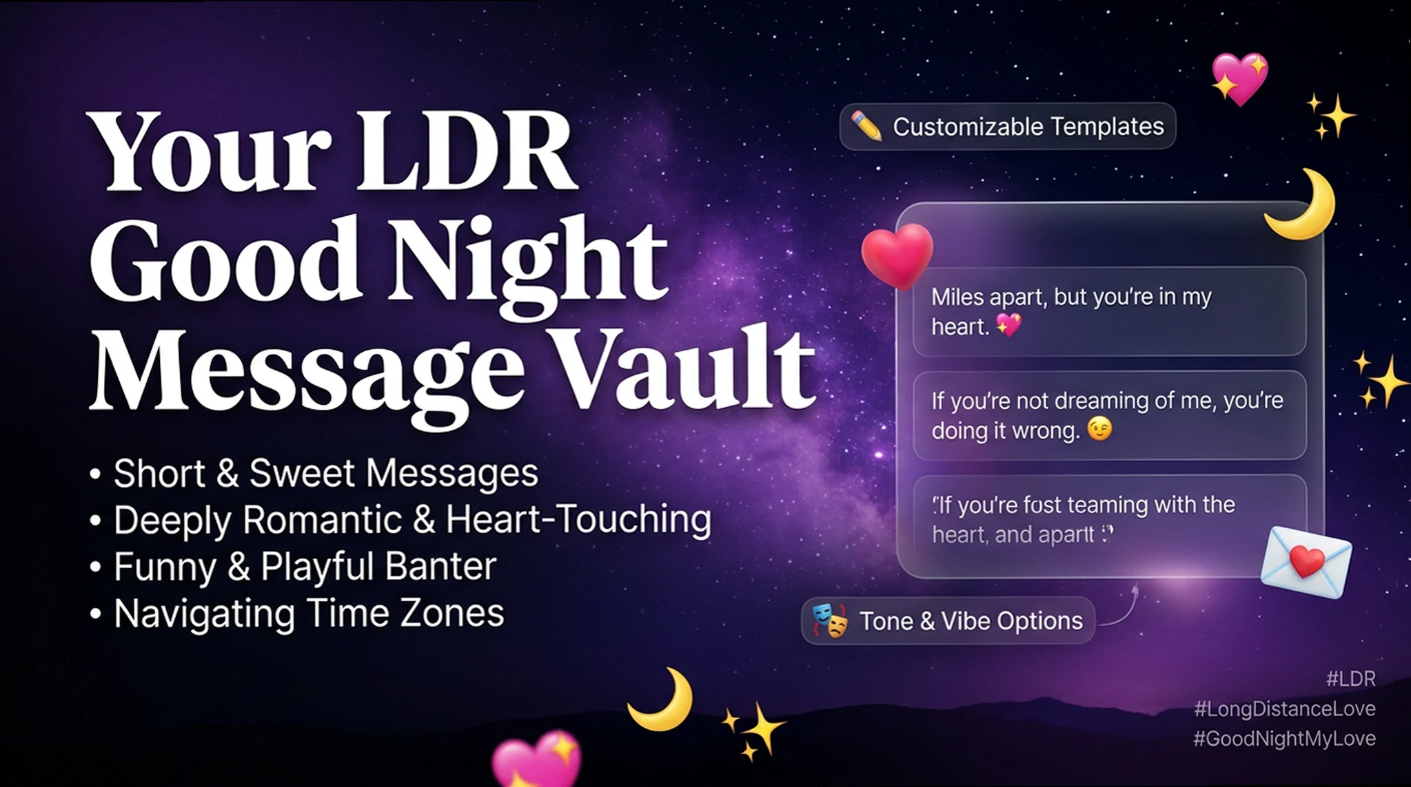 How to Say Good Night When Miles Apart: The Ultimate LDR Connection Toolkit