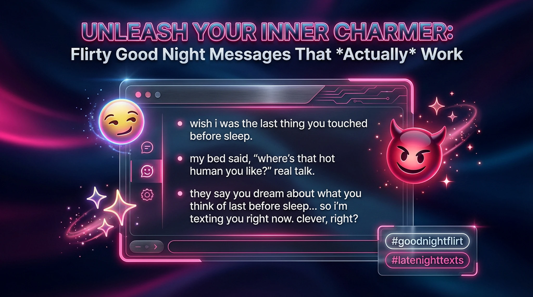 How to Send a Flirty Good Night Text Without Being Cringe 🌙
