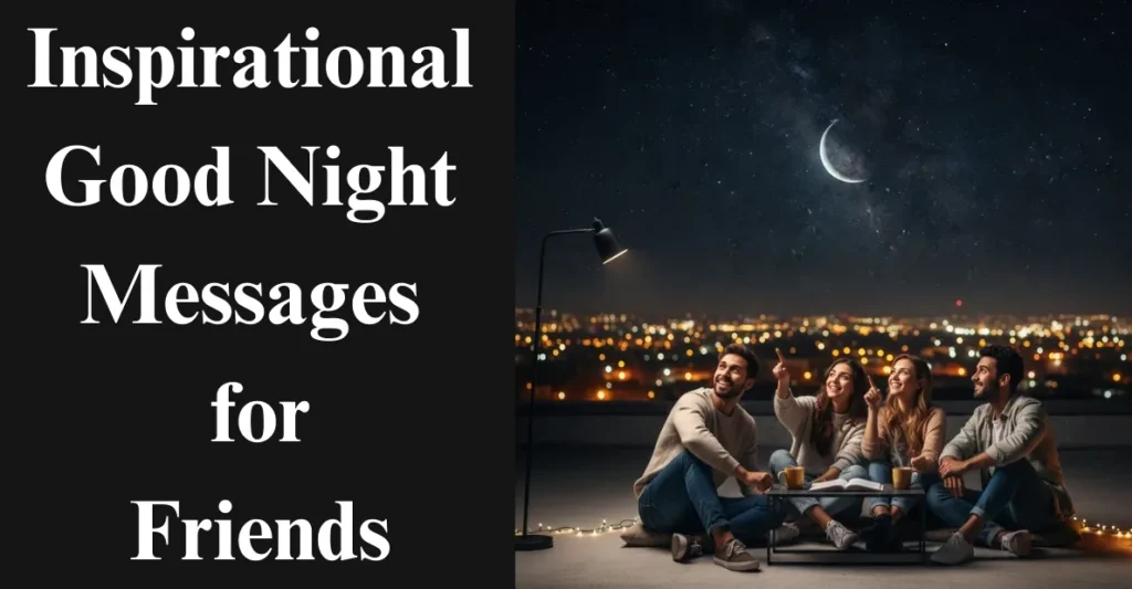 Inspirational Good Night Messages for Friends