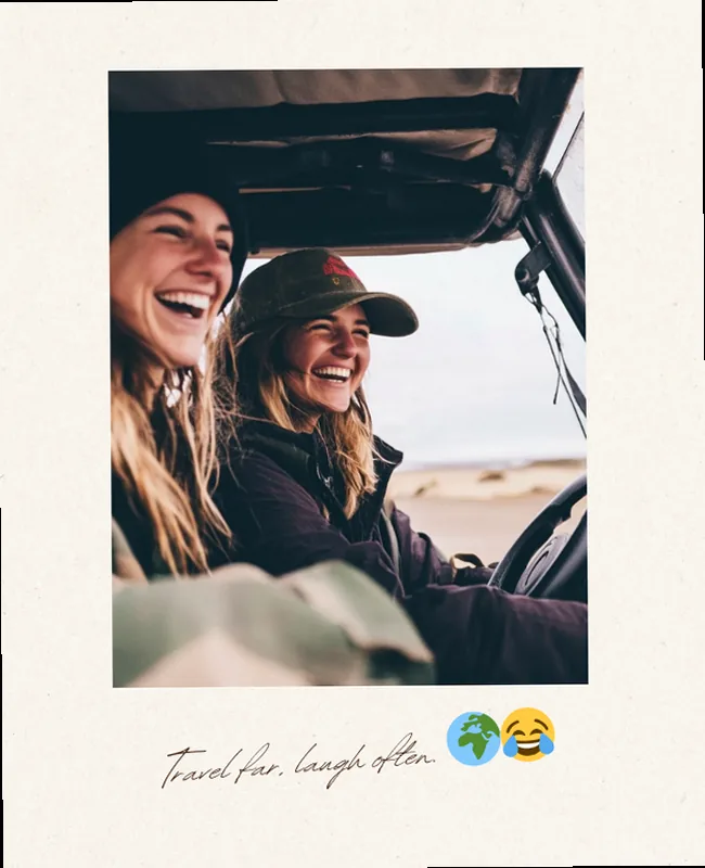 Two friends enjoying a scenic view during a trip, embodying wanderlust and shared experiences.