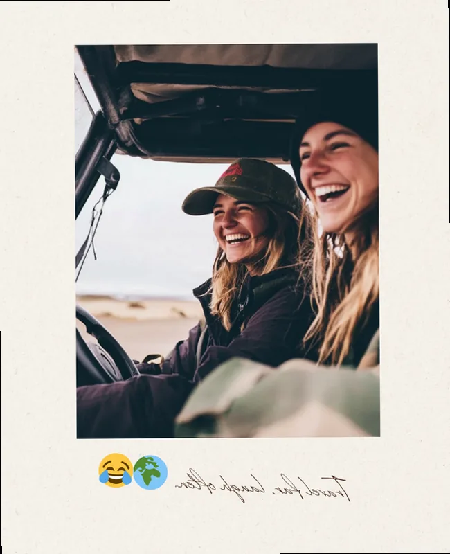 friends enjoying a road trip, symbolizing adventure captions.