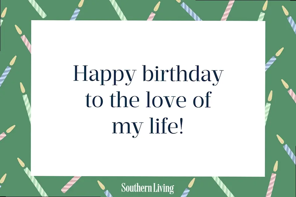 A beautifully arranged romantic birthday card for a husband, adorned with elegant flowers.