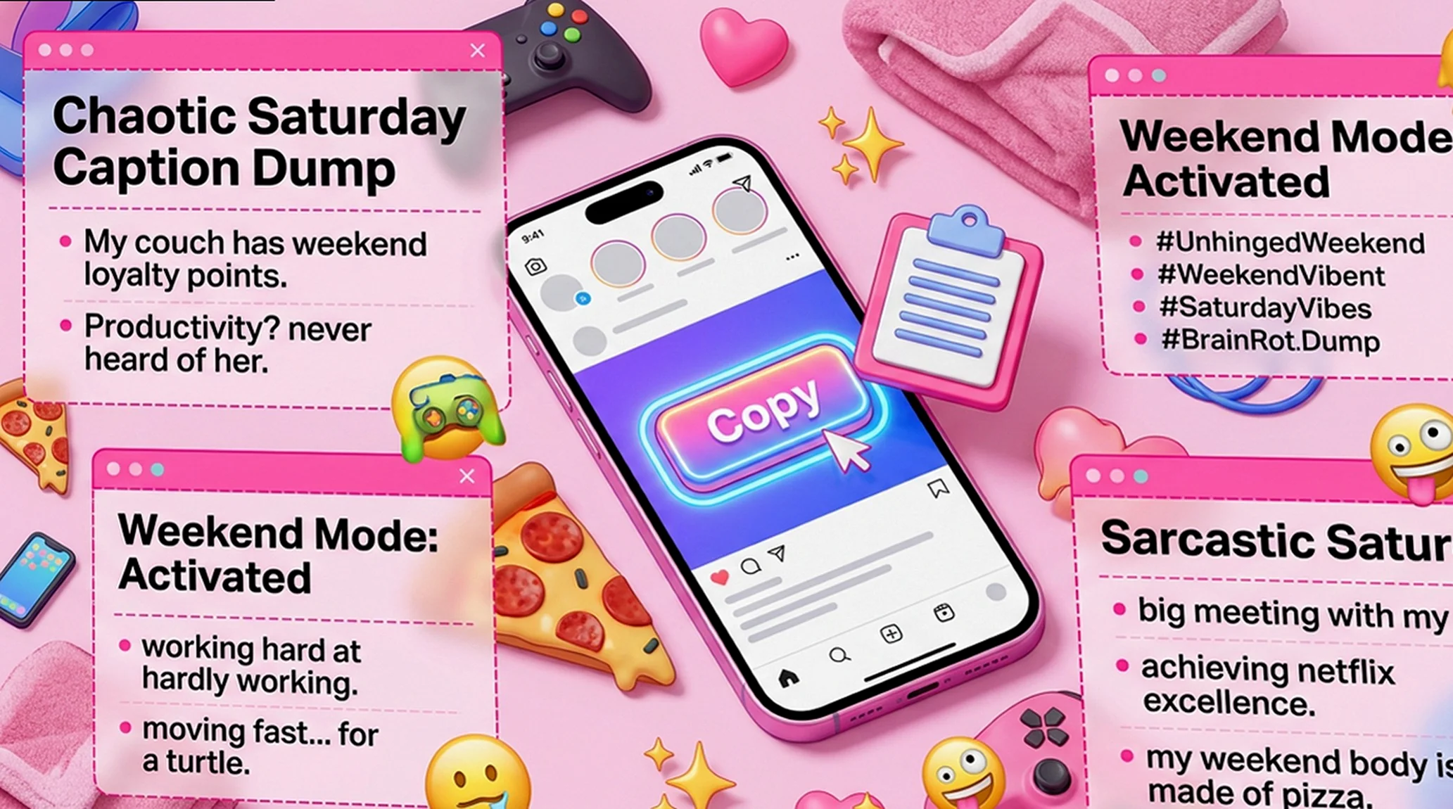 Saturday Captions for When You’ve Officially Given Up on Adulting