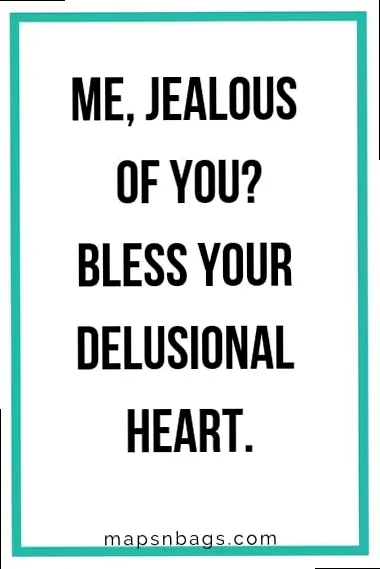 Savage Instagram caption written on a white background.