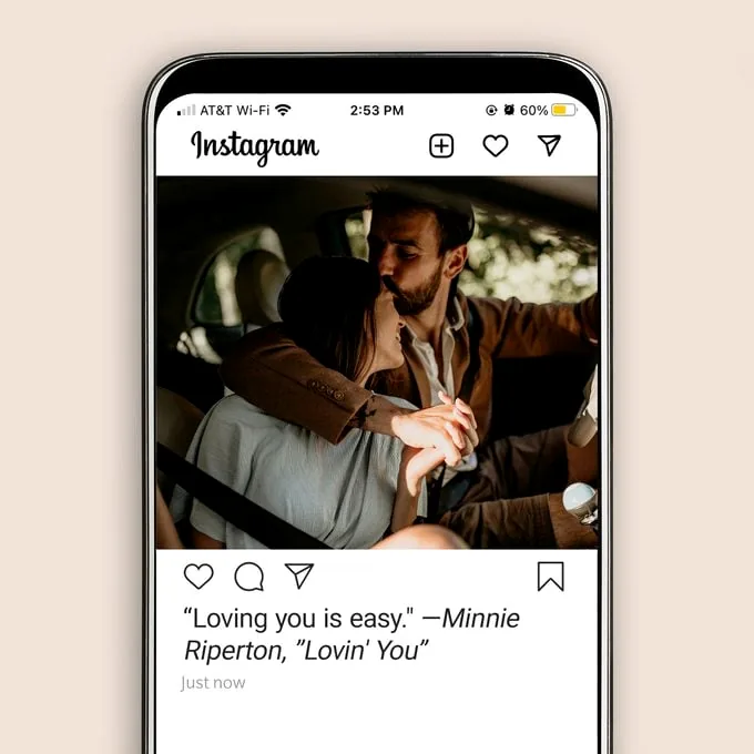 A couple enjoying music together, representing song lyric Instagram captions for couples.