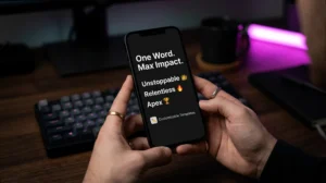 Stop Over-Explaining Your Wins: One-Word Savage Captions