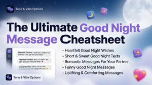 Stop Sending Boring Texts: Good Night Messages That Truly Connect