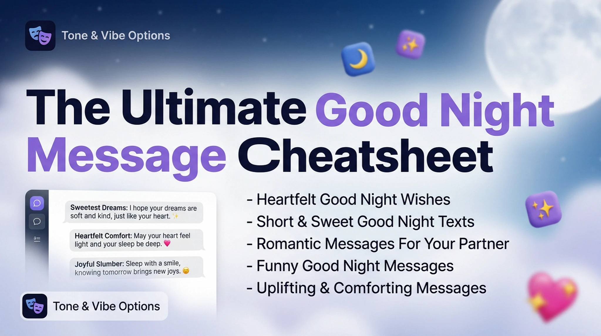 Stop Sending Boring Texts: Good Night Messages That Truly Connect
