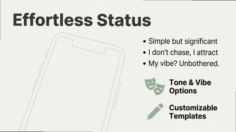 Stop Trying Too Hard: The High-Status Guide to WhatsApp Bios