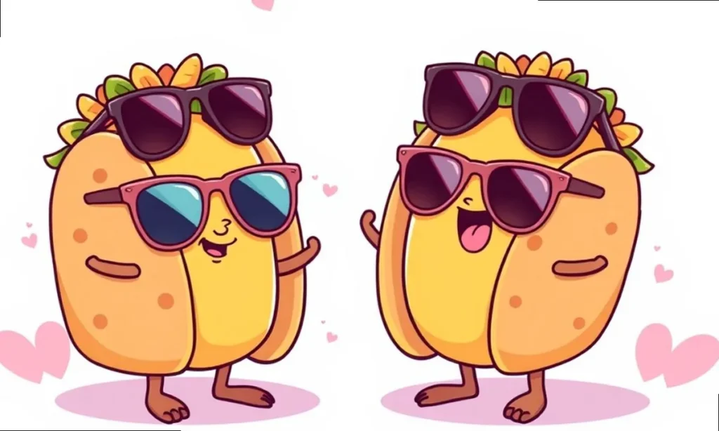 A vibrant and delicious taco ready for an Instagram post, showcasing fresh ingredients.