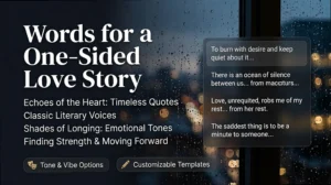 The Art of the Silent Ache: Timeless Words for Unrequited Love