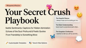 The Art of the Soft-Launch: How to Hint at Your Crush Without Saying a Word