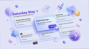 The Effortless Saturday Caption Guide for Digital Main Characters