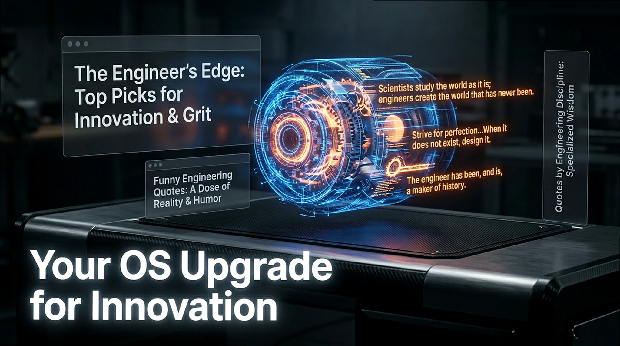 The Engineer’s Manifesto: Real Wisdom for Builders and Problem-Solvers