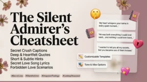 The Secret Language of Silent Admirers: How to Say it All in Silence