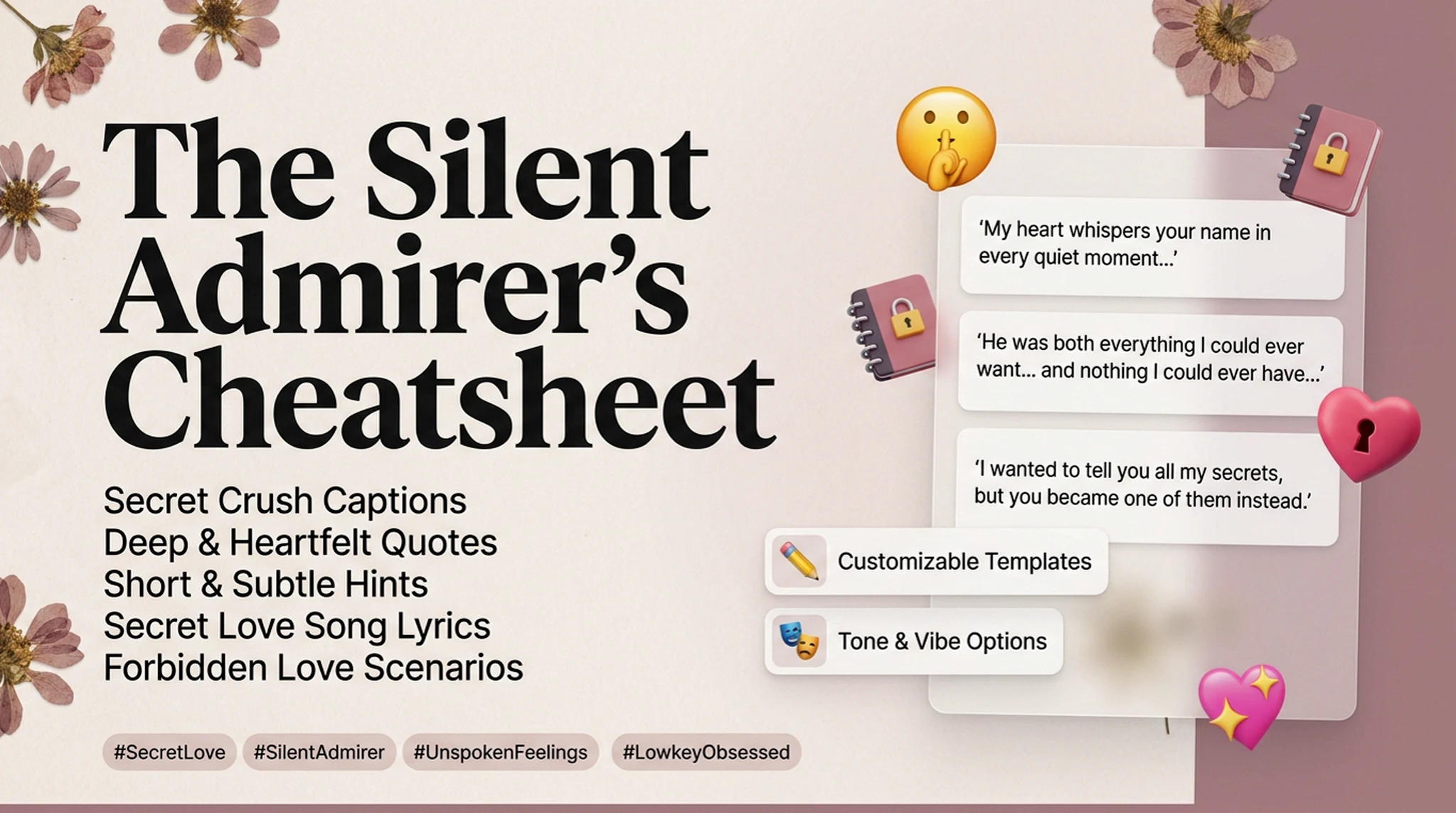 The Secret Language of Silent Admirers: How to Say it All in Silence