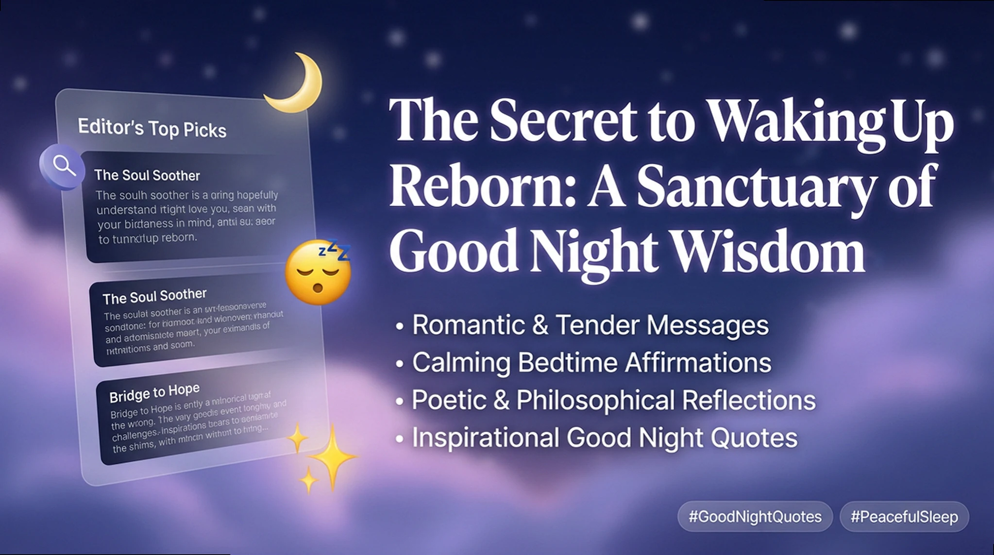 The Secret to Waking Up Reborn: A Sanctuary of Good Night Wisdom