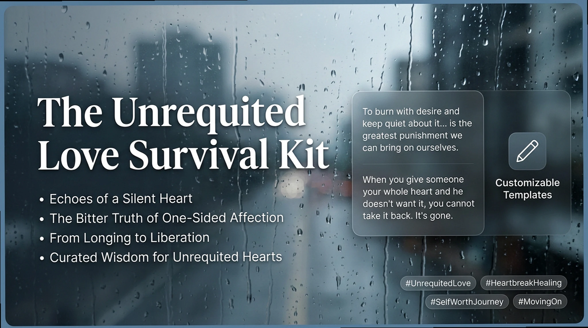 The Silent Ache: Finding Words for the Love You Carry Alone