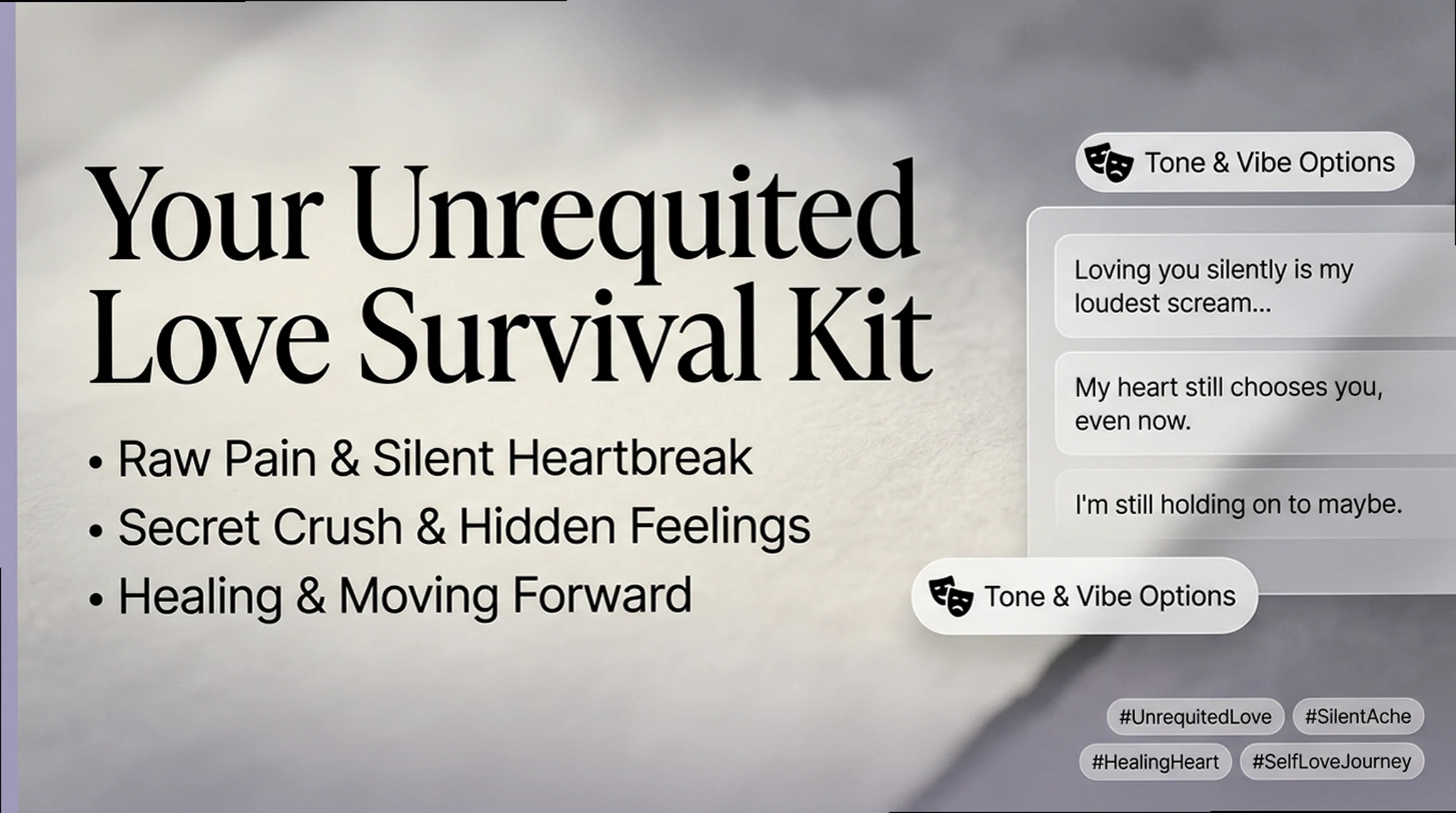 The Silent Ache: How to Express the Love Theyโll Never Know