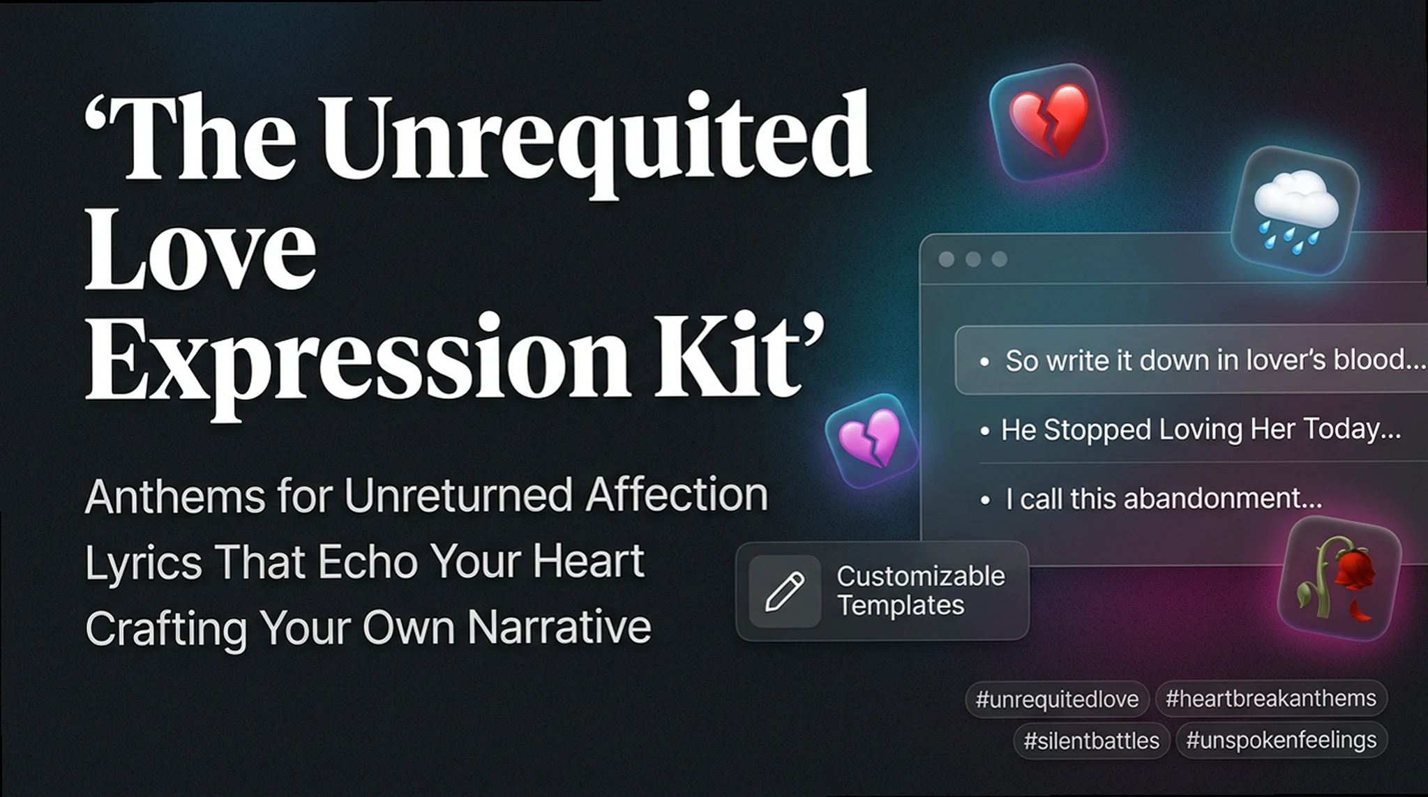 The Silent Ache: Lyrics That Actually Understand Unrequited Love