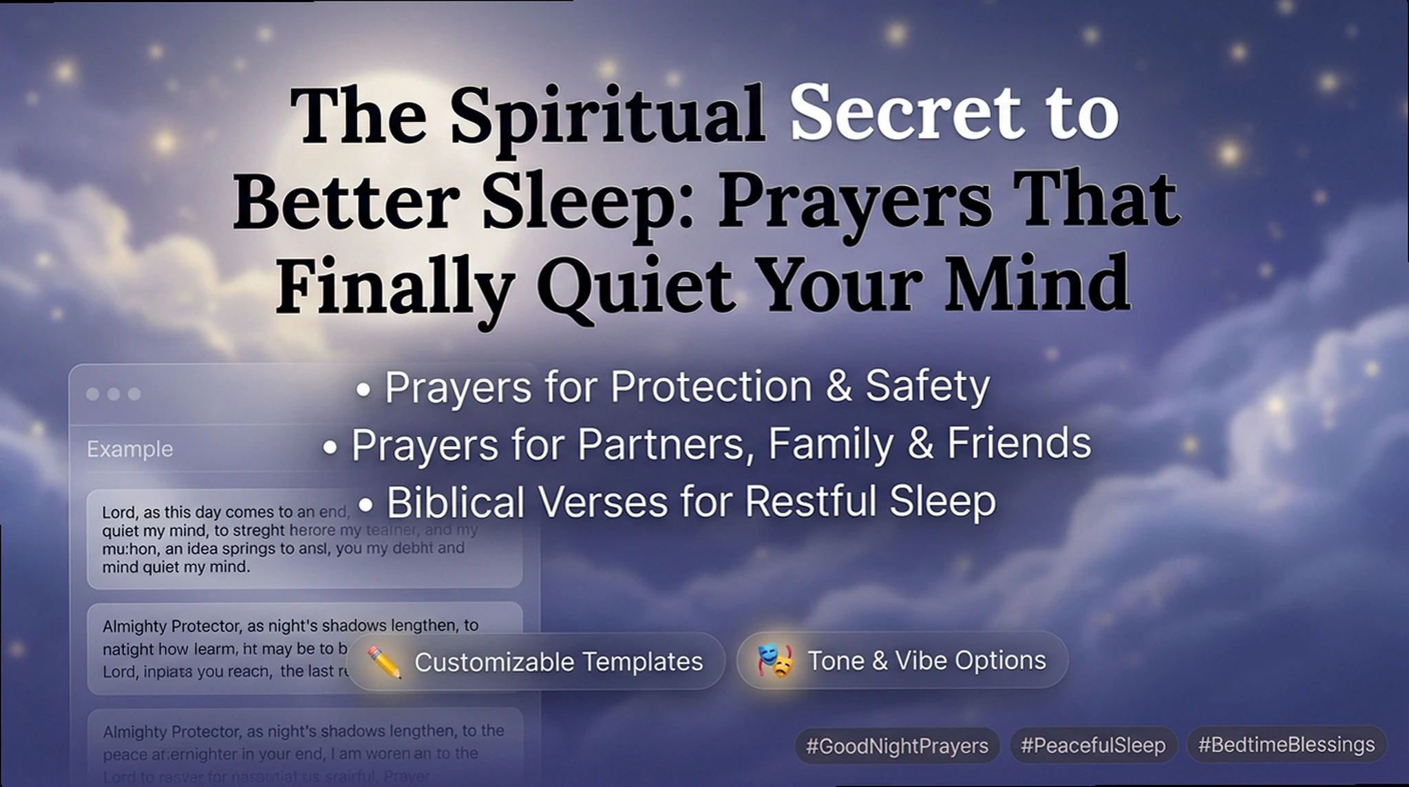 The Spiritual Secret to Better Sleep: Prayers That Finally Quiet Your Mind