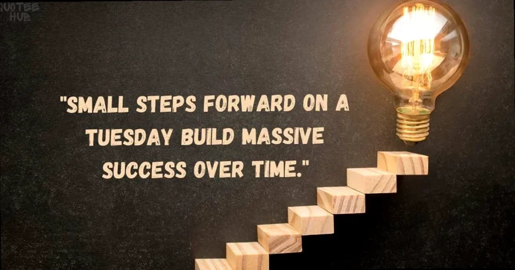 Image representing Tuesday success and achievement.