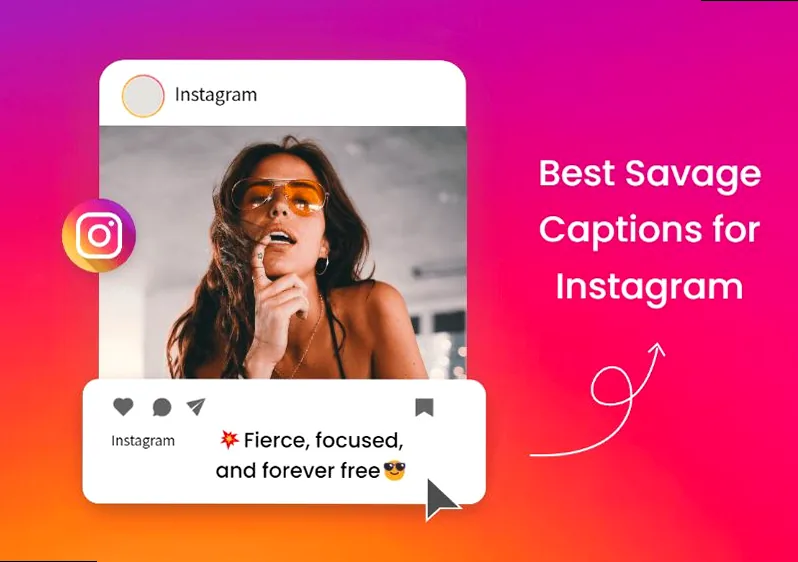 Aesthetic short savage captions for Instagram and TikTok