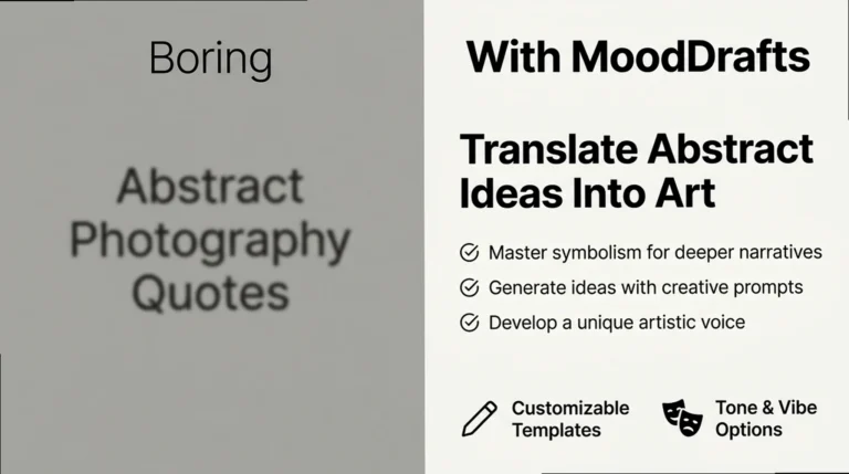 Abstract Photography Quotes: Visualize the Intangible