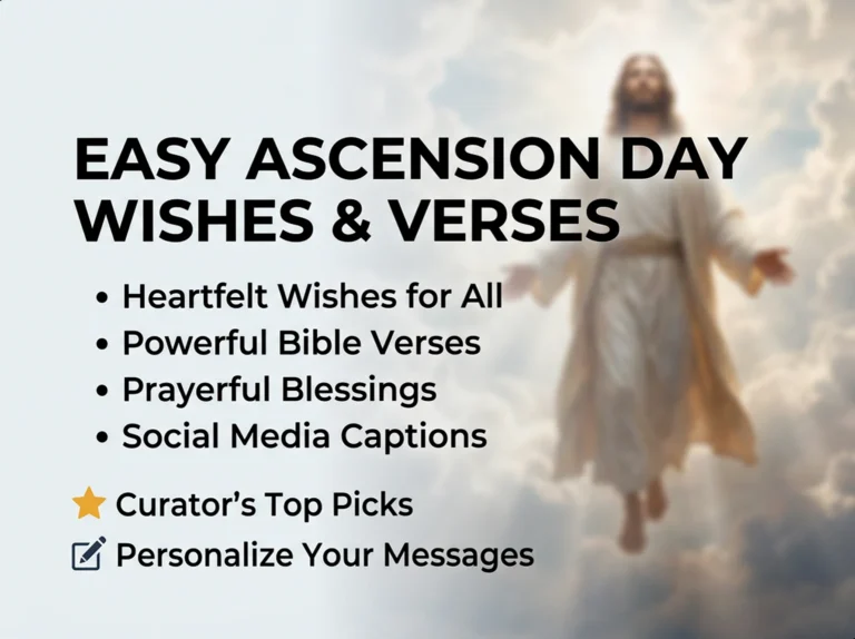 Ascension Day Wishes & Bible Verses: Heartfelt Copy & Paste