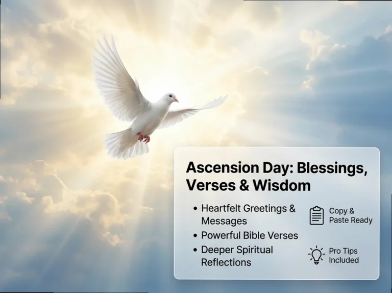 Ascension Day Wishes & Verses: Heartfelt Greetings to Copy & Paste