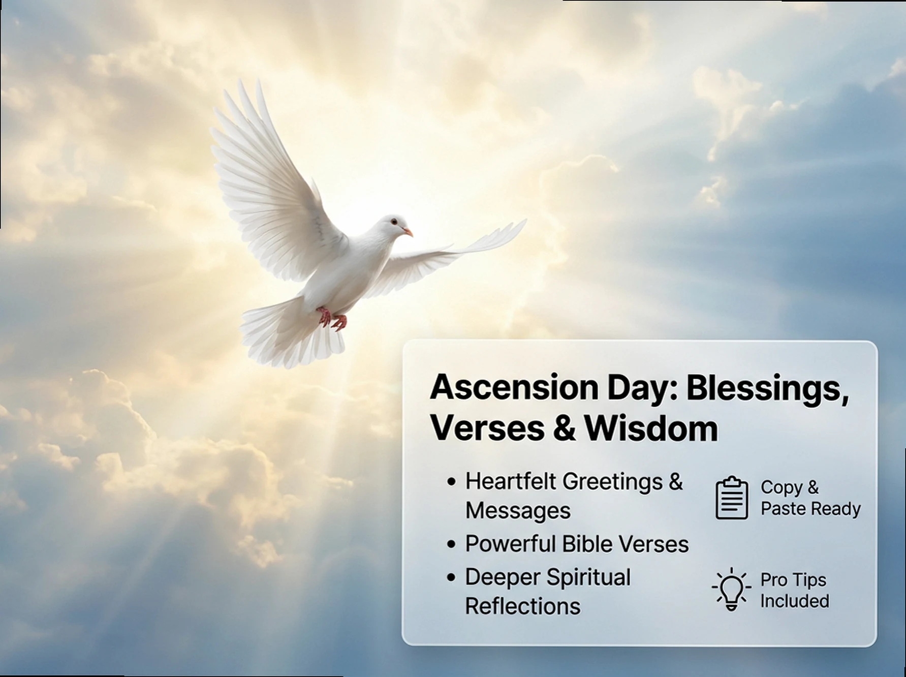 Ascension Day Wishes & Verses: Heartfelt Greetings to Copy & Paste