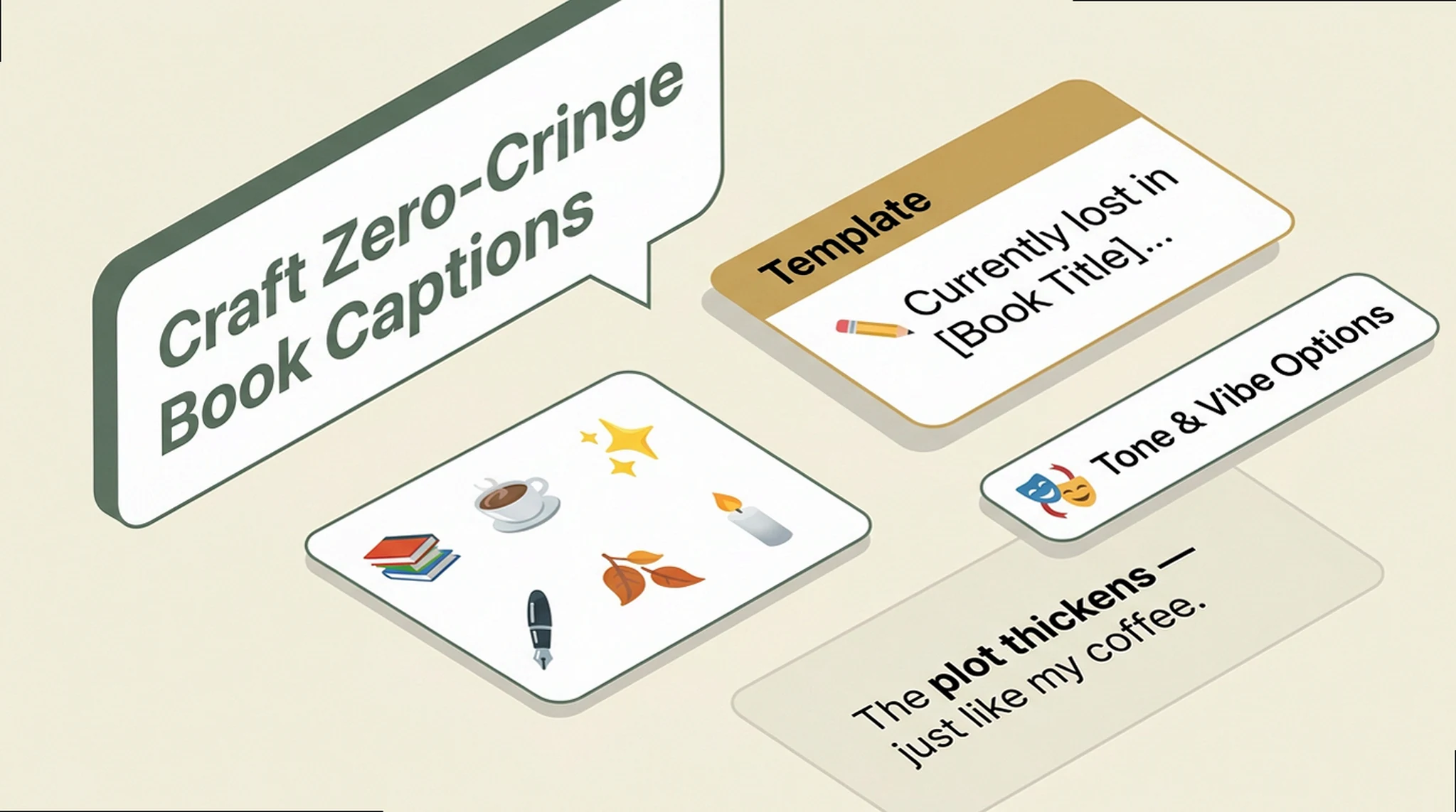 Book Quotes & Captions: Zero-Cringe Copy for Your Feed