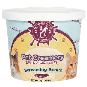 PET WINERY Pet Creamery Screaming Bonito Cat Lickable Treat, 2.64-oz container