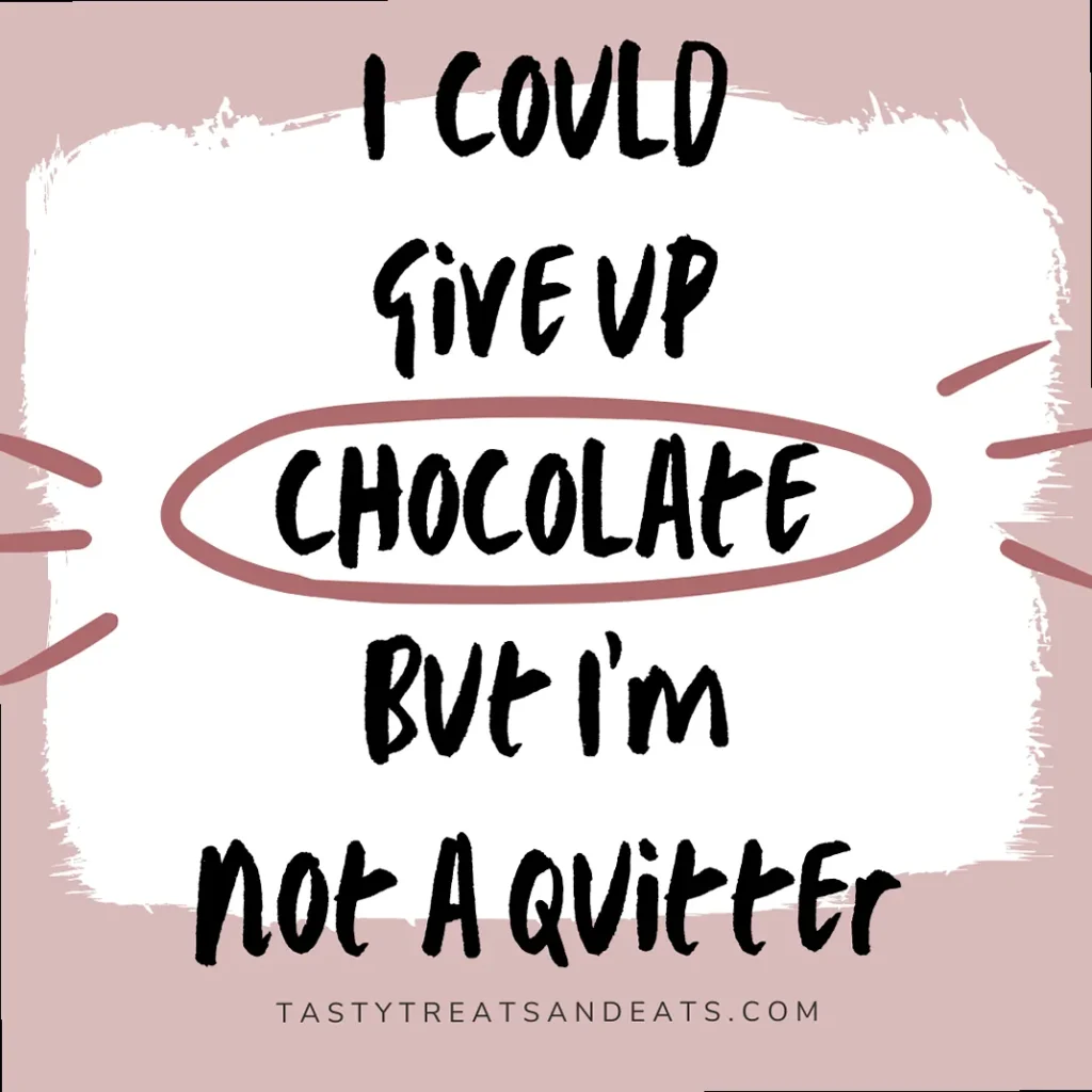 A humorous image depicting the struggle of dieting with chocolate nearby.