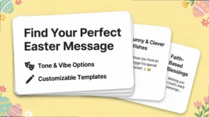 Easter Messages: Heartfelt & Versatile Greetings to Copy