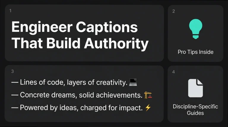Engineering Captions: The Pro Guide to Social Street Cred