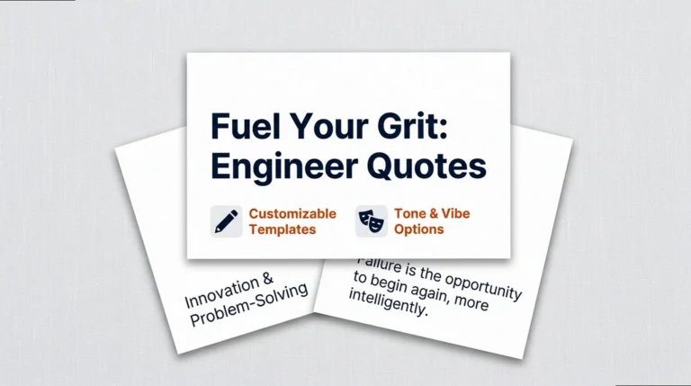 Engineering Quotes: Grit & Wisdom for Modern Innovators
