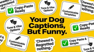 Funny Dog Captions: Copy-Paste These Unhinged, Non-Cringe Lines