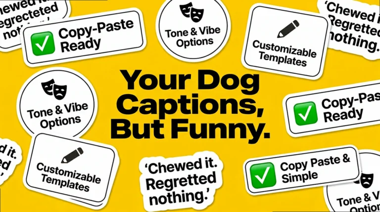 Funny Dog Captions: Copy-Paste These Unhinged, Non-Cringe Lines