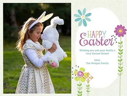 A soft-focus image depicting Easter wishes, with pastel tones and a gentle, hopeful atmosphere.